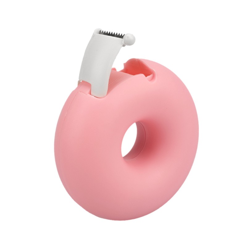 Cute pink Heart Shape Donut Eyelash Extension Tape Dispenser Lash Tape Cutter