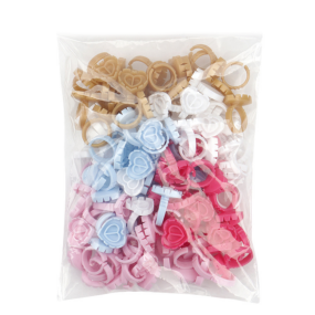 100pcs Per Pack Eyelash Glue Holder Disposable Heart Shape Glue Ring Volume Ring Eyelash Extension Tools