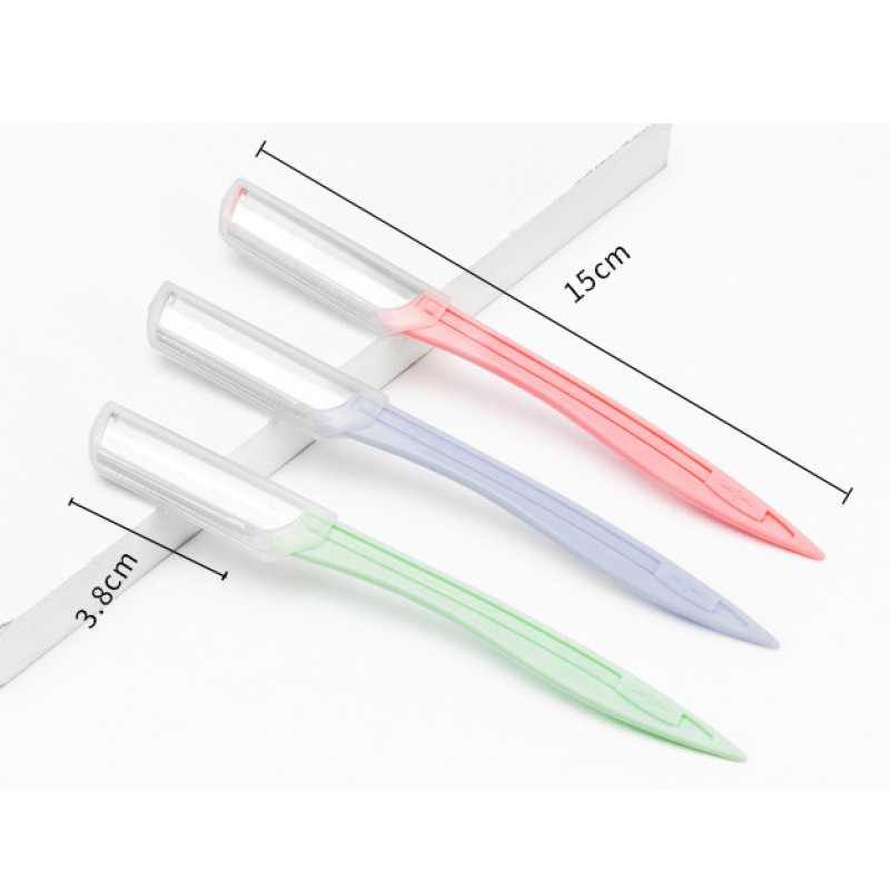 Wholesale Eyebrow Trimmer Shaper Eyebrow razor Shaver Dermaplaning Shaving Tool With Cover for Men Girls