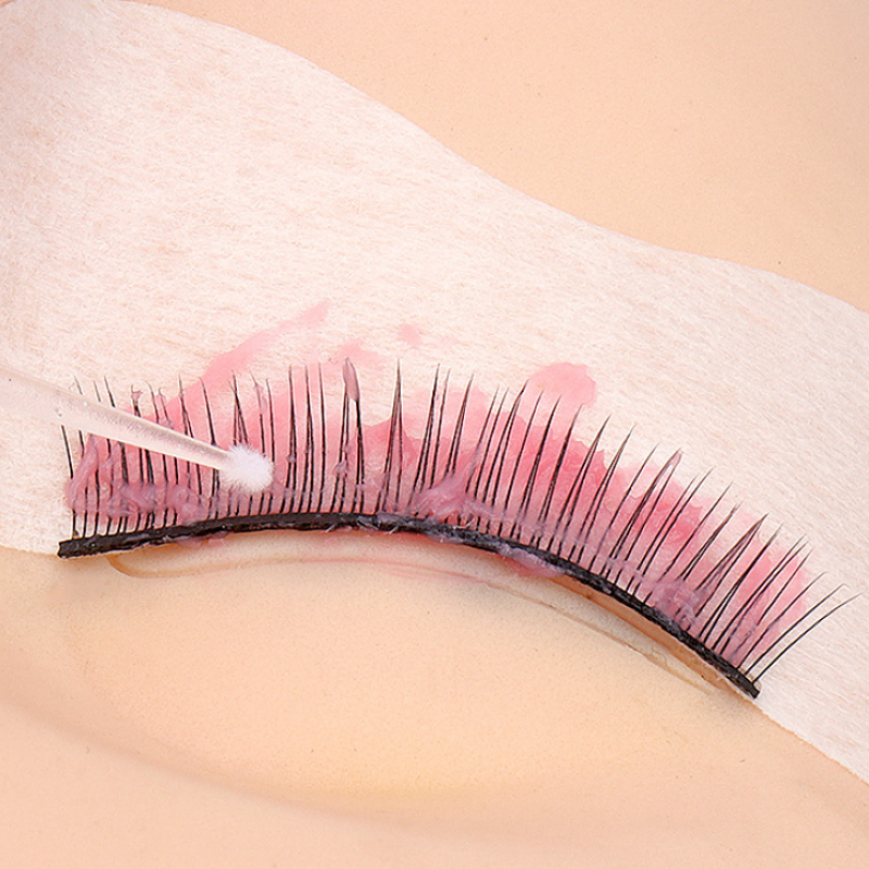 100pcs Crystal Glitter Lash Extension Cleaning Micro Swab Lint Free Eyelash Extension Removing Micro Brushes