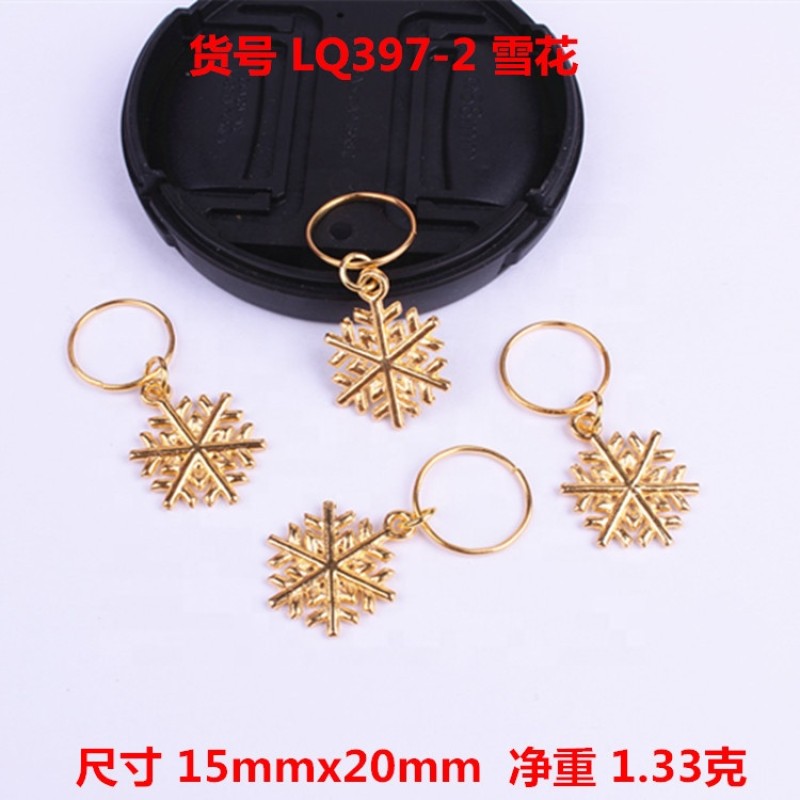 Wholesale Fashion butterfly Cross Alloy Hair Charms Accessories Starfish Elephant Owl Hair Jewelry for Dreadlocks Decoration