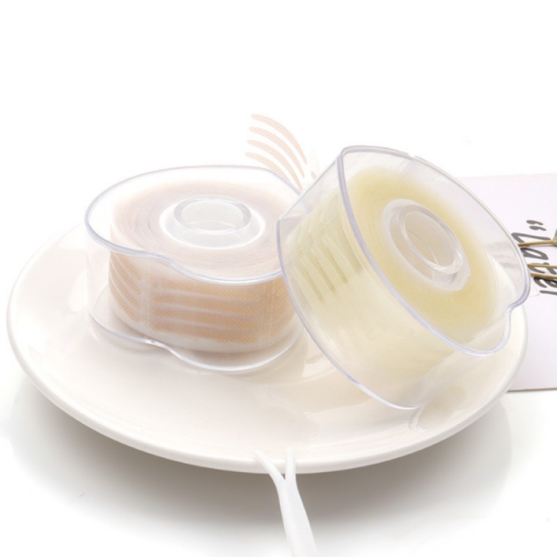 600Pcs/Roll Natural Invisible Double Eyelid Tape Stickers Eyelid Tape for Eyelash Extension