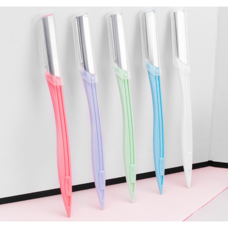 Wholesale Eyebrow Trimmer Shaper Eyebrow razor Shaver Dermaplaning Shaving Tool With Cover for Men Girls