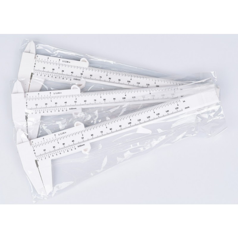 Permanent Makeup Accessories Microblading Eyebrow Measuring Tools Plastic Vernier Caliper Ruler Eyebrow Ruler Stencils