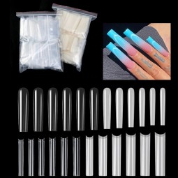 Wholesale Xxxl 504pcs/bag Lengthen Ballerina Fake Nails Full Cover French Long square False Nail Tips Supplier