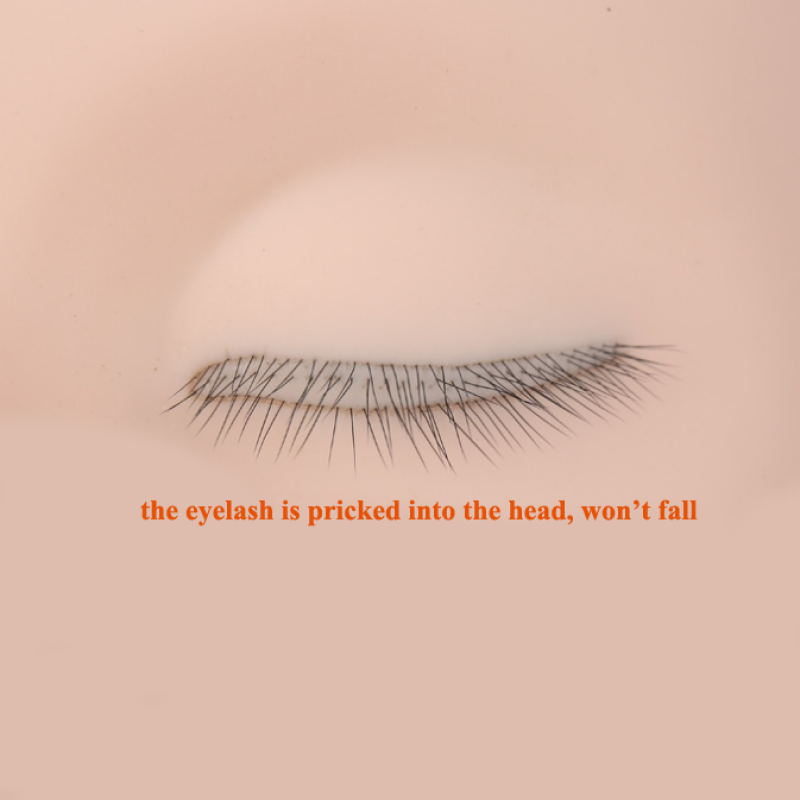 Reusable Realistic Mannequin Head With 3 Layer Eyelashes for Eyelash Extension