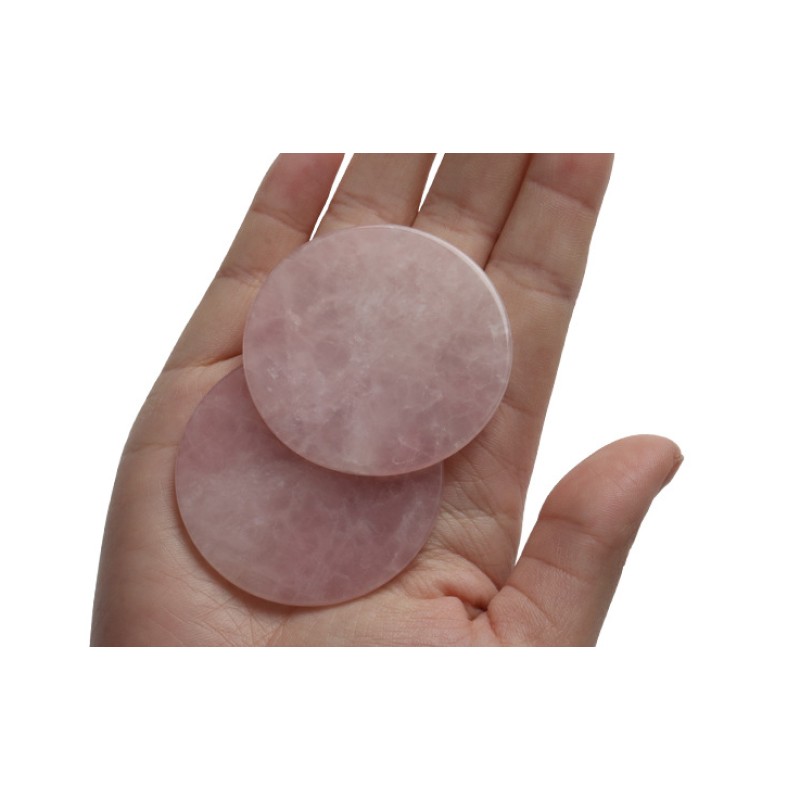 Natural pink Jade Stone for Eyelash Extension Lash Glue Holder Adhesive Pallet Lash Tile