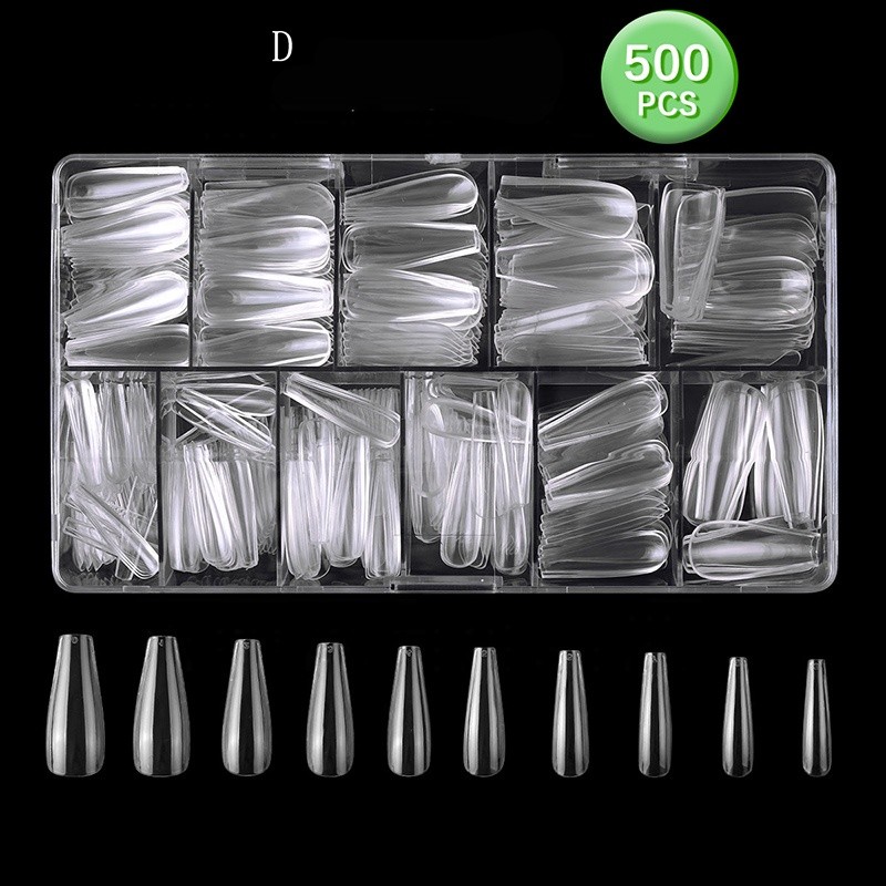 Wholesale No Crease High Quality Press on Nails Fakenail Artificial Fingernails Fashion Transparent False Nail Tips Supplier