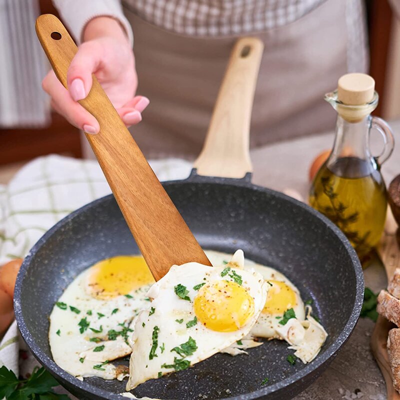 Wooden Spatula Manufacturer - Durable Non-Toxic Acacia Kitchen Stirring Utensil