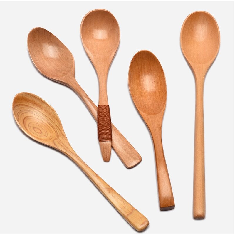 Wooden Spoon Manufacturer - Custom Small Chinese Serving Baby Feeding Spoon