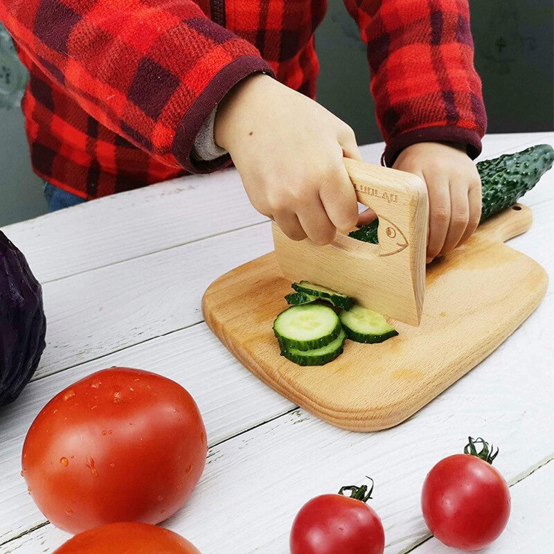 Wooden Toy Knife Manufacturer - 2023 Popular Montessori Knife for Kids Kitchen