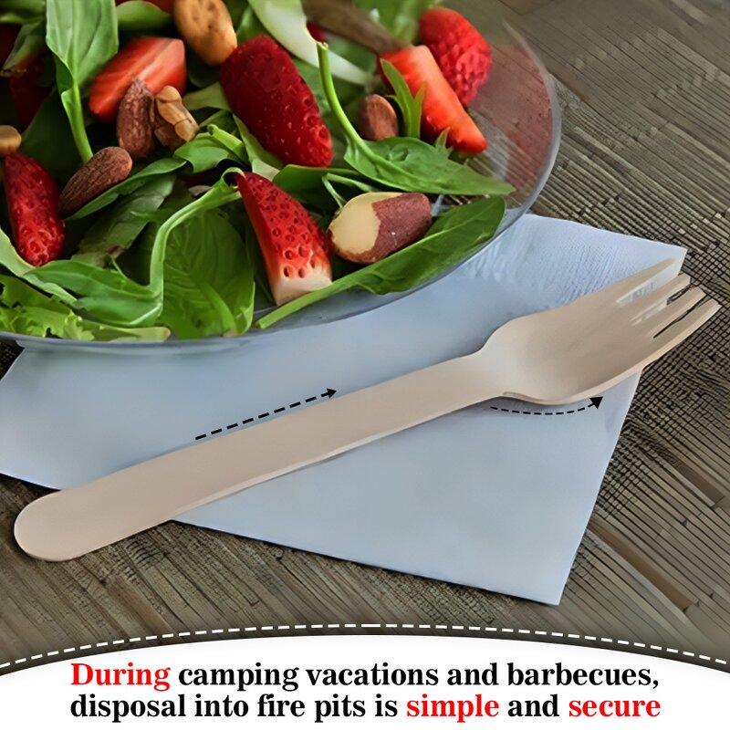 Wooden Utensils Manufacturer - Eco Friendly Compostable Natural Disposable Fork