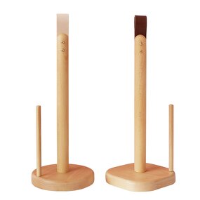Paper Towel Holder Manufacturer - Modern Wooden Vertical Free Standing Tissue Rack
