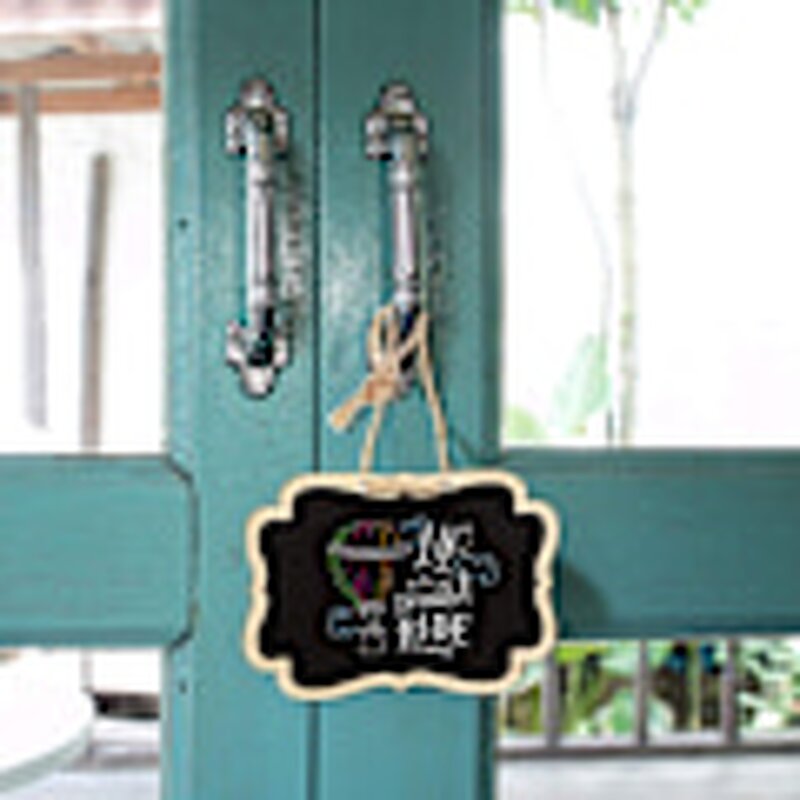 Chalkboard Sign Manufacturer - Wooden Double-Sided Erasable Wall Hanging Message Board