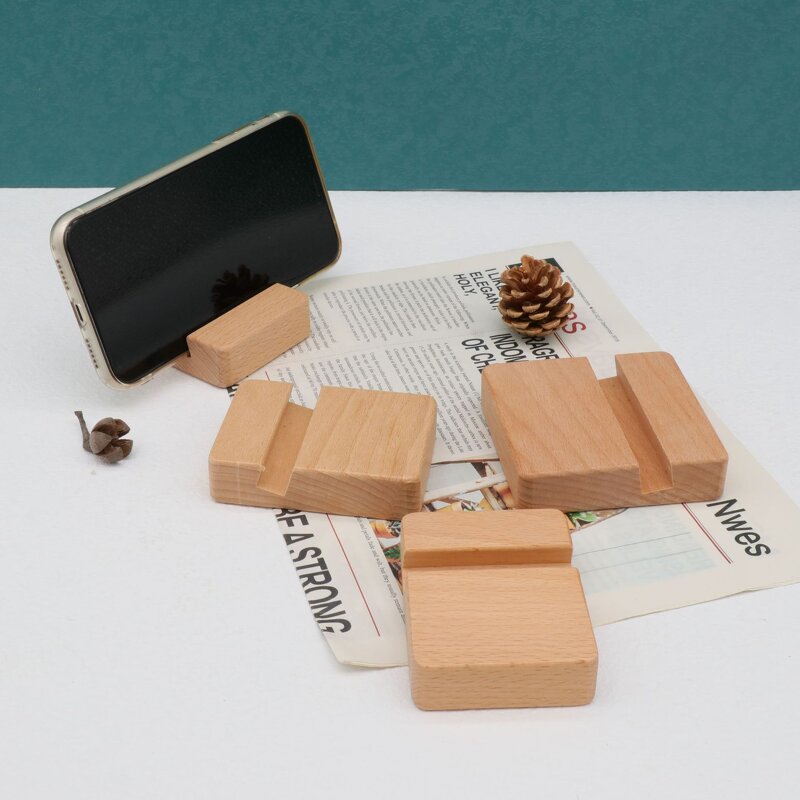 Mobile Stand Manufacturer - Wholesale Eco-Friendly Engraved Walnut Rotating Base