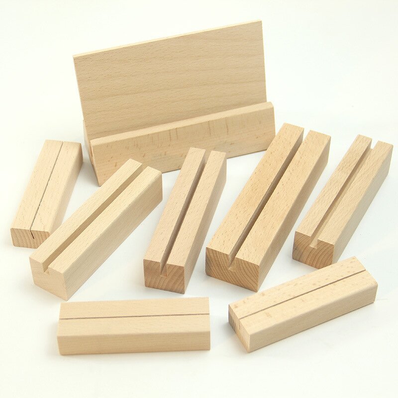 Menu Card Holder Manufacturer - A4 A5 Wood Sign Postcard Photo Display Stand