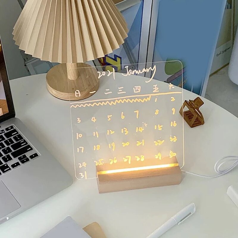 LED Night Light Base Manufacturer - Round Square Display Stand USB Wooden Base
