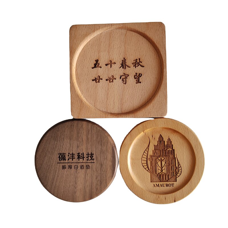 Wood Coaster Set Manufacturer - Customized Mini Craft Wooden Pallet Coaster Set