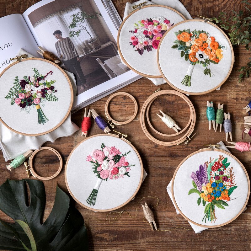 Embroidery Hoop Manufacturer - Wholesale Custom Mini Beech Wooden Cross Stitch