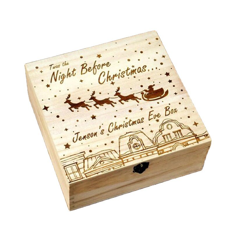 Christmas Gift Box Manufacturer - Wholesale Eco-Friendly Polished Laser Engraved Box