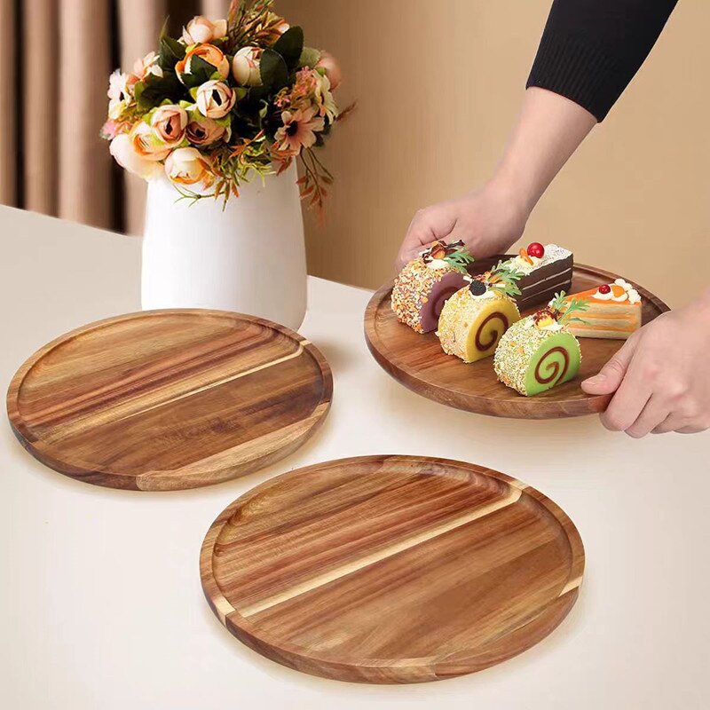 Sushi Serving Tray Manufacturer - Japanese Style Eco-Friendly Wooden Appetizer Plate