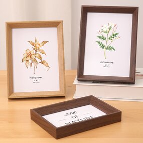 Photo Frame Manufacturer - Personalized A4 A3 Solid Oak Mango Wooden Carved Frame