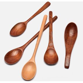 Wooden Spoon Manufacturer - Custom Small Chinese Serving Baby Feeding Spoon