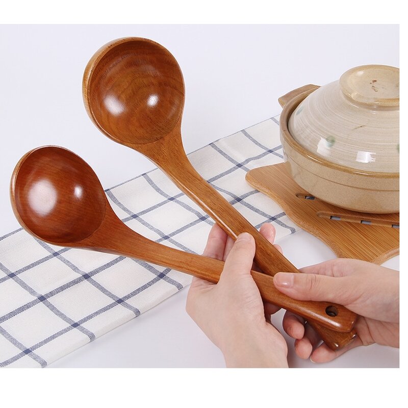 Wooden Spoon Manufacturer - Professional Kitchen Nessie Large Oil Serving Ladle