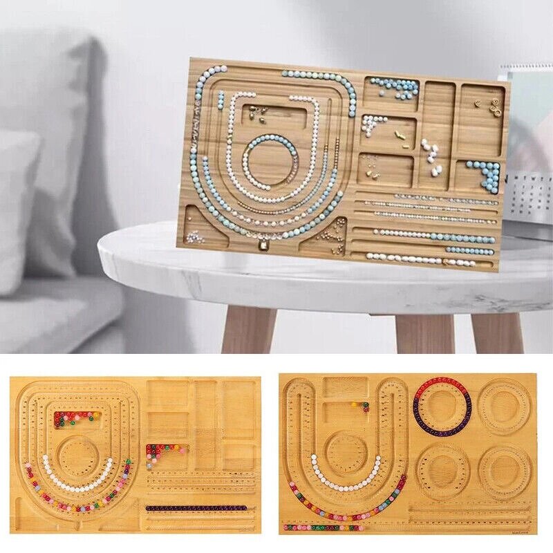 Jewelry Making Board Manufacturer - New Bamboo Combo Beading Design Mat Tray