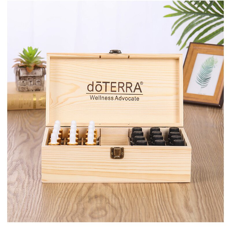 Essential Oil Box Manufacturer - Custom Pine Wood Eco-Friendly Perfume Storage Box