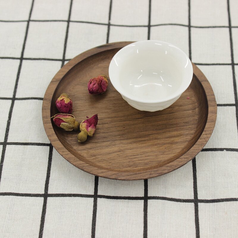 Serving Tray Manufacturer - Wholesale Solid Wood Rectangular Dessert Snack Tray
