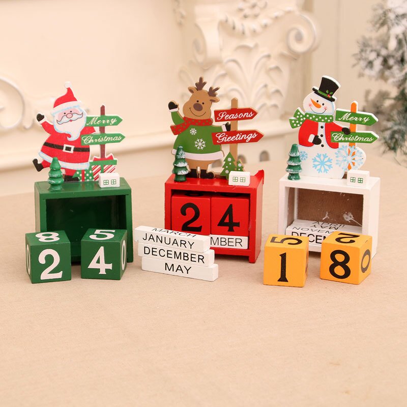 Advent Calendar Manufacturer - Boxwood Perpetual Calendar Desktop Christmas Decoration