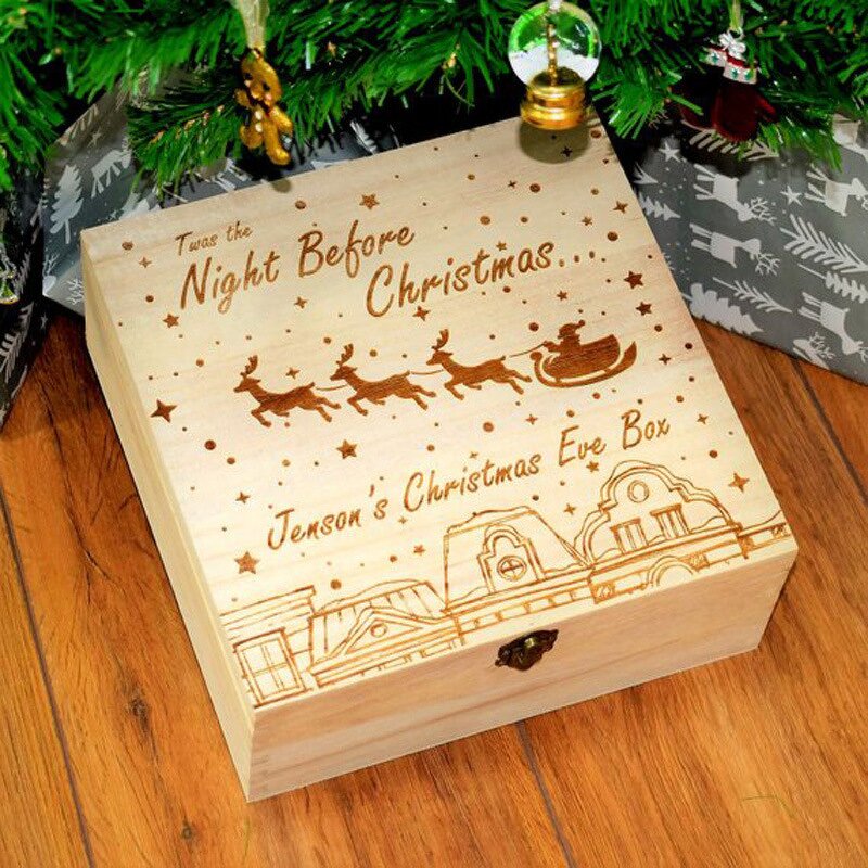 Christmas Gift Box Manufacturer - Wholesale Eco-Friendly Polished Laser Engraved Box