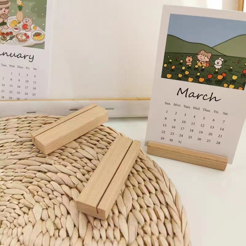Menu Card Holder Manufacturer - A4 A5 Wood Sign Postcard Photo Display Stand