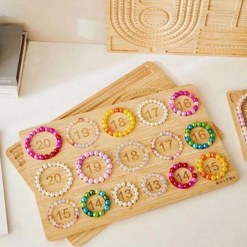 Jewelry Making Board Manufacturer - New Bamboo Combo Beading Design Mat Tray
