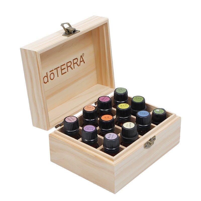 Essential Oil Box Manufacturer - Custom Pine Wood Eco-Friendly Perfume Storage Box