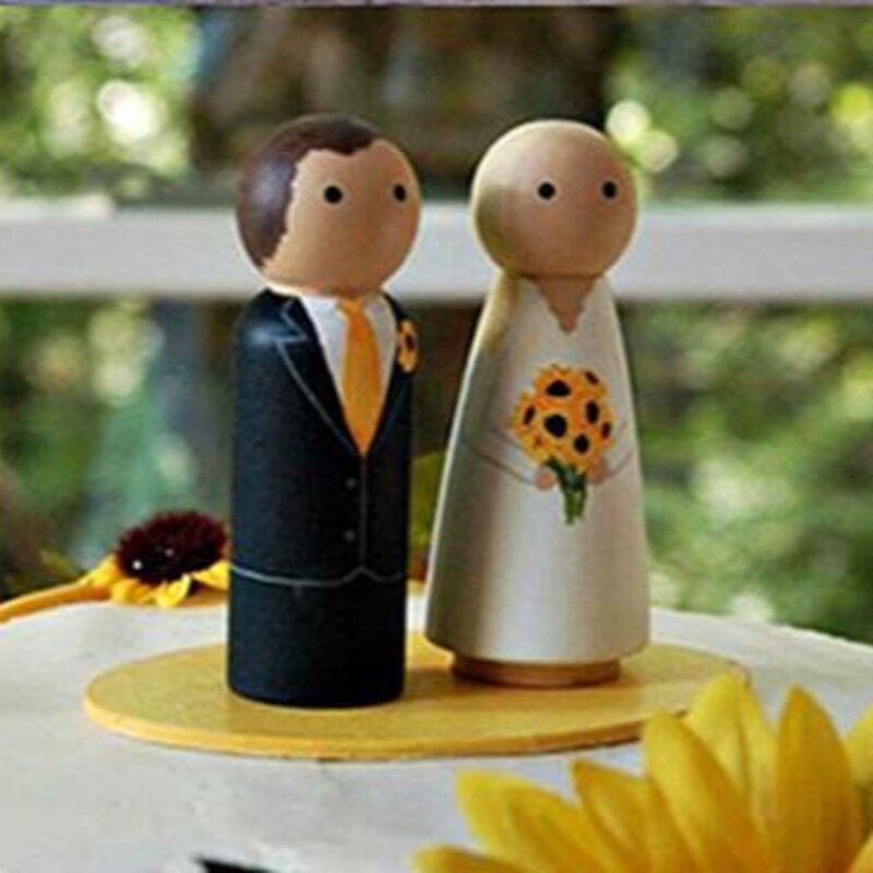 Peg Dolls Manufacturer - Custom Name Logo Handmade Wooden Blank Children Toy