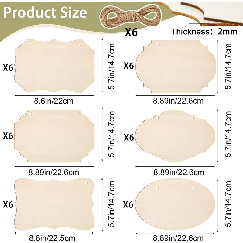 Chalkboard Sign Manufacturer - Wooden Double-Sided Erasable Wall Hanging Message Board