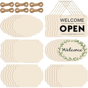 Chalkboard Sign Manufacturer - Wooden Double-Sided Erasable Wall Hanging Message Board