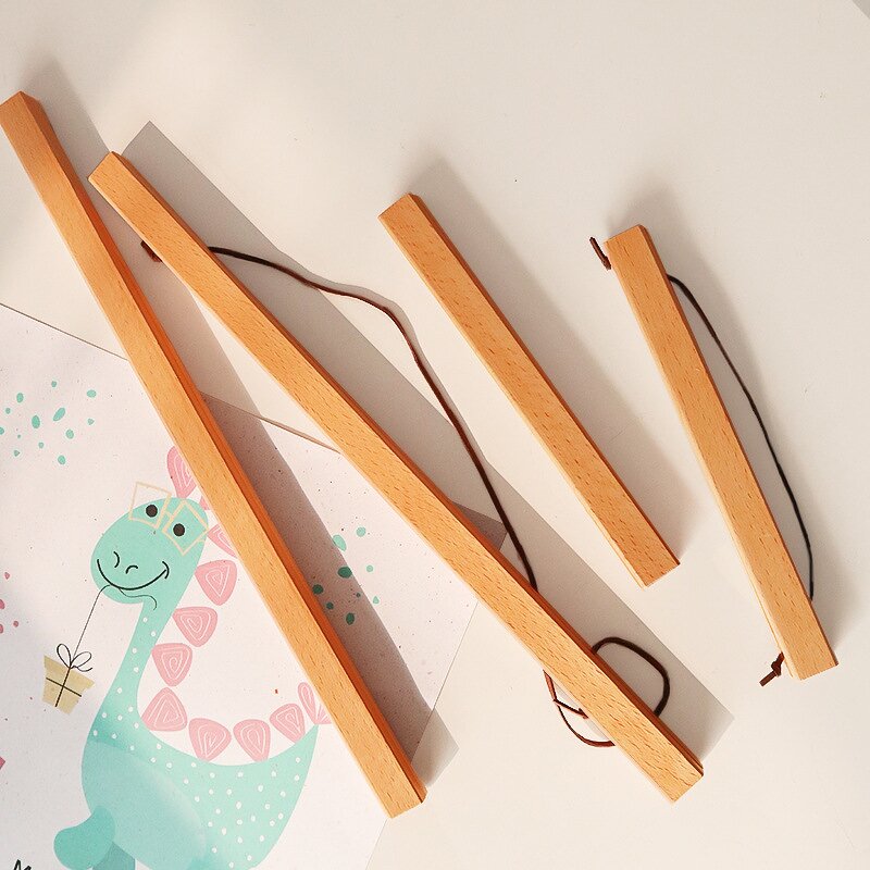 Wall Poster Frame Manufacturer - 21-60cm Eco-Friendly Magnetic Wooden Photo Hanger