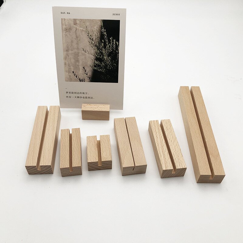 Menu Card Holder Manufacturer - A4 A5 Wood Sign Postcard Photo Display Stand