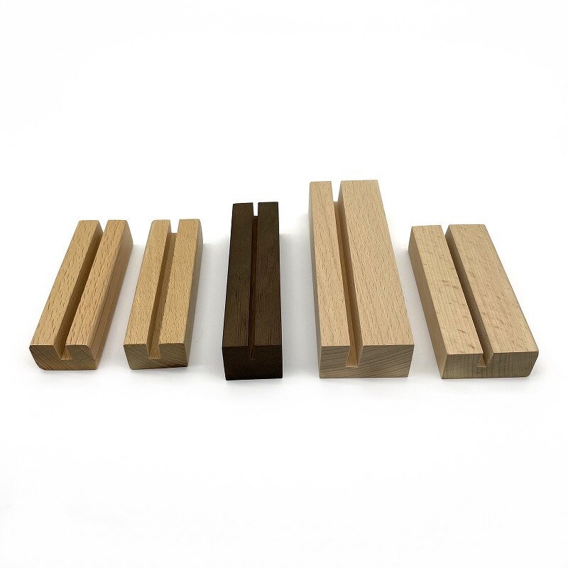 Place Card Holder Manufacturer - Natural Wooden Rustic Wedding Party Table Stand