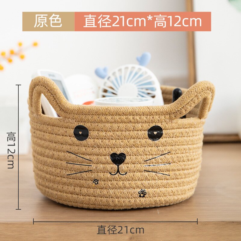 Storage Basket Manufacturer - Wholesale Soft Round Foldable Straw Rope Woven
