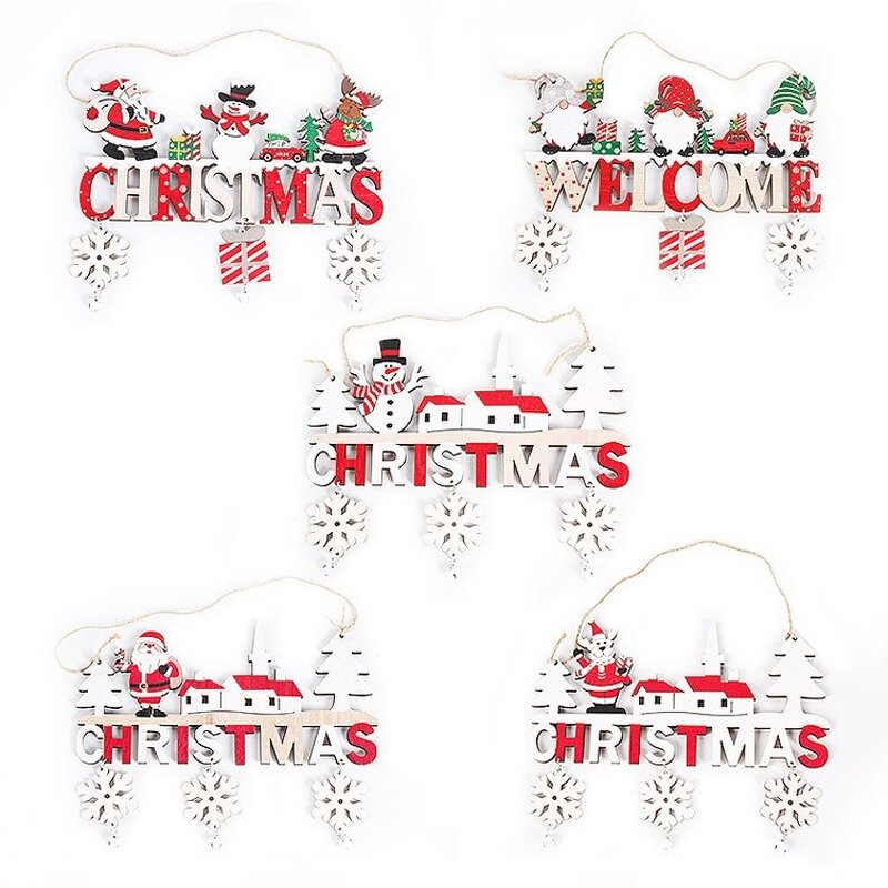 Christmas Ornament Manufacturer - Fine Workmanship Anti-Fading Santa Tag Sign