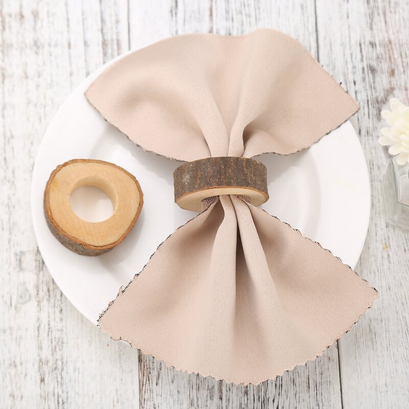 Napkin Rings Manufacturer - Custom Eco-Friendly Wooden Round Holder Table Decor