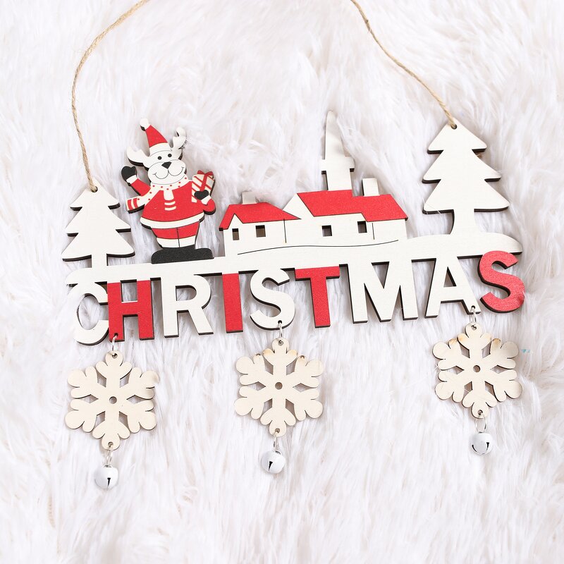 Christmas Ornament Manufacturer - Fine Workmanship Anti-Fading Santa Tag Sign
