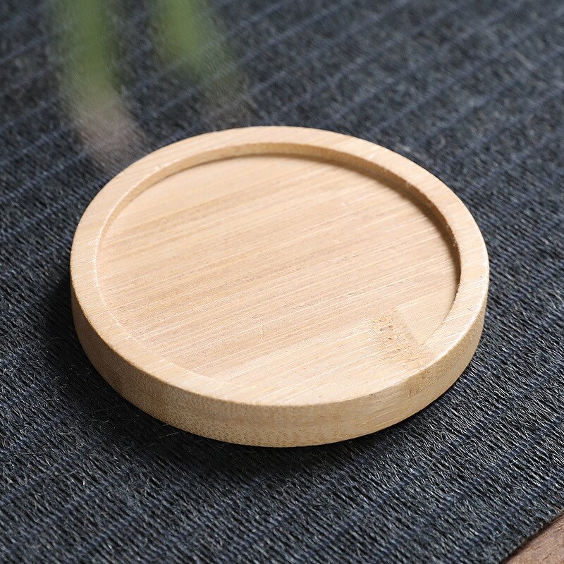 Bamboo Coaster Manufacturer - Customized Logo Bulk Square Drink Tea Coffee Mat