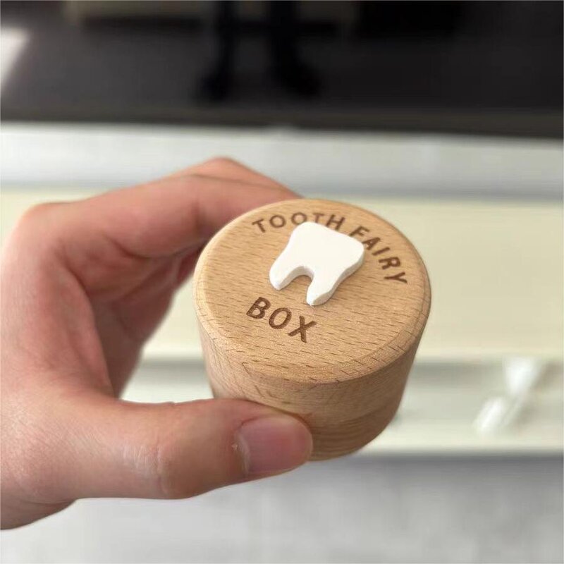 Tooth Fairy Box Manufacturer - Custom Wooden Kids Memory Tooth Storage Keepsake