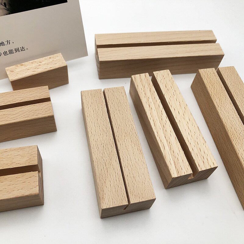 Menu Card Holder Manufacturer - A4 A5 Wood Sign Postcard Photo Display Stand