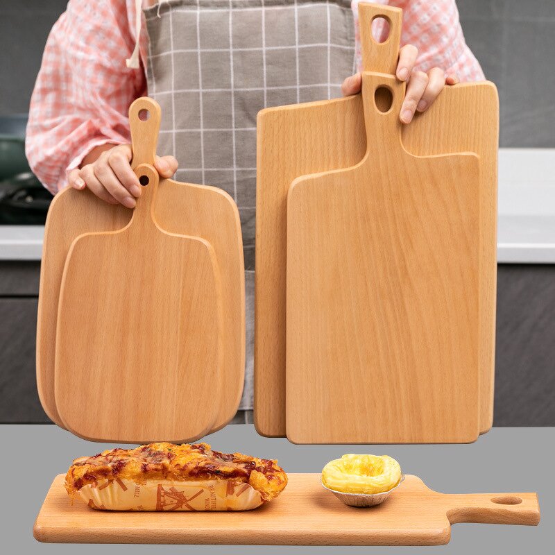 Cutting Board Manufacturer - Double Side Apple Shaped Wood Chopping Board